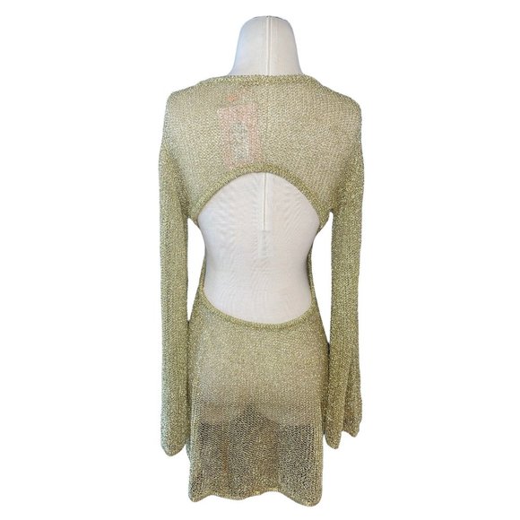 Cult Gaia Hazen Knit Dress in Gold - Picture 8 of 16